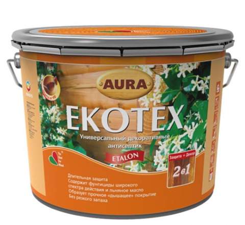 Aura Wood Ekotex Etalon 0.75 2.7 10 л