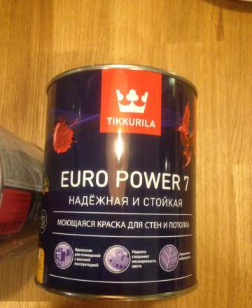 Краска Tikkurila Euro power 7, цвет 3009, 2 банки