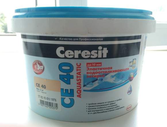 Затирка для плиточных швов Ceresit CE40 персик