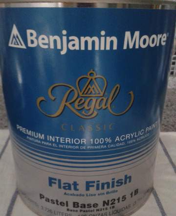 Benjamin Moore Регал Select Flat Finish белая