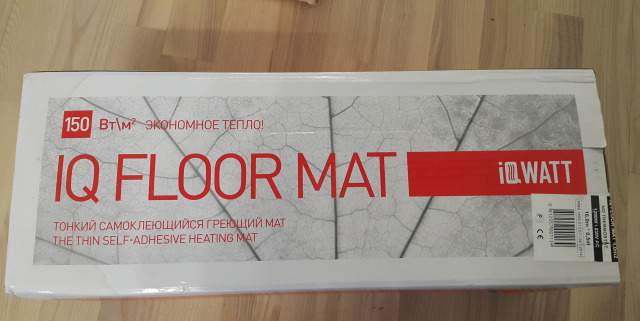 Теплый пол-мат iqwatt Floor Mat 1200Вт/8,0 кв.м