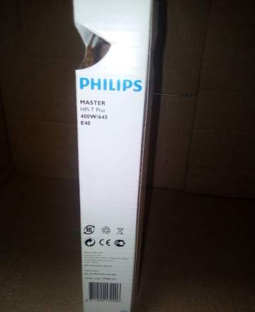 Лампа Philips Master hpi-t plus 400w/645 e40