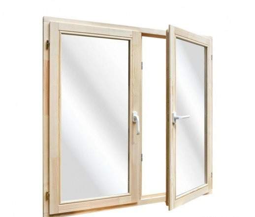 Окно деревянное однокамерное 580x1170