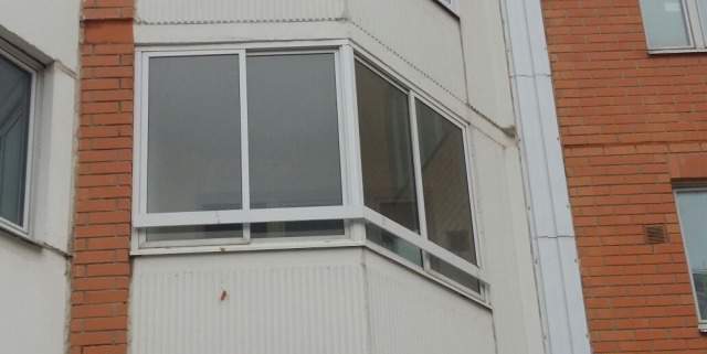 Окна для балкона алюминиевые, раздвижные