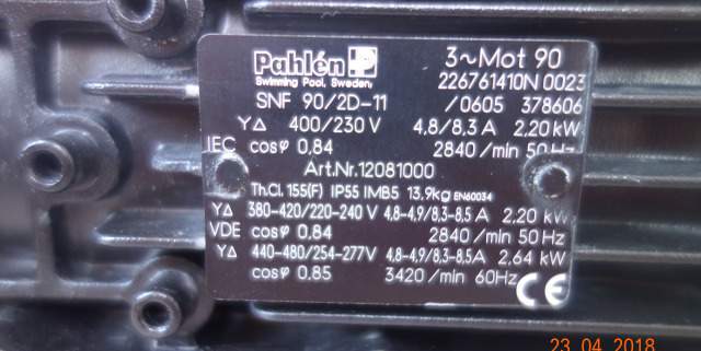 Насос с префильтром Pahlen P2000 2,2 кВт (45 м3/ч