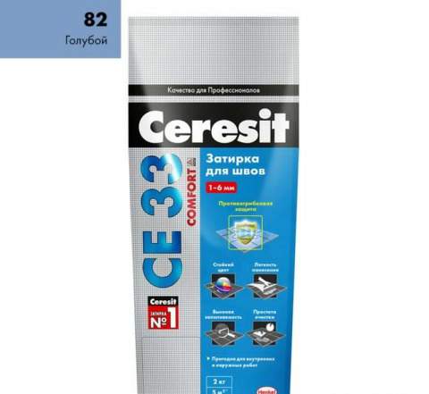 Затирка для узких швов Ceresit CE33 Comfort 82 гол