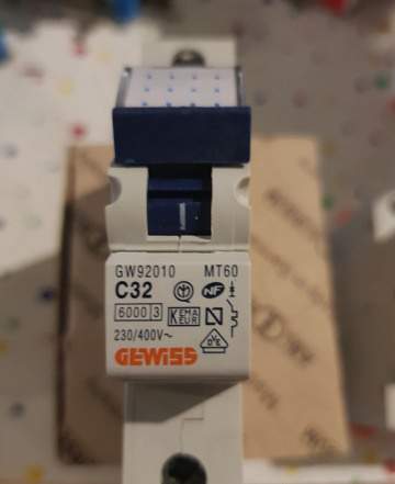 Автоматический выключатель C32 Gewiss 230/400V