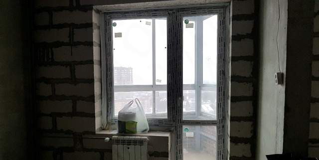 Окно и дверь балконная (оконный блок) со стеклопак