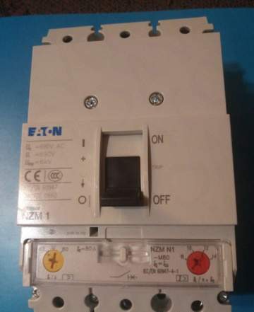 Силовой автоматический выключатель eaton nzmn1-M80