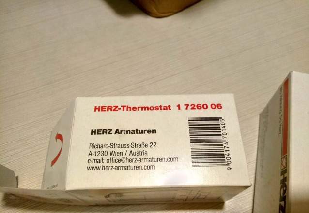 Головка термостатическая herz 1726006 (регулятор т