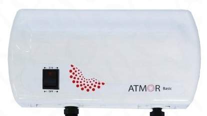 Проточный водонагреватель Atmor basic 5кВт с душем