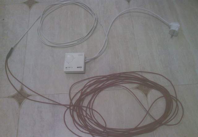 Греющий кабель для труб, готовый комплект 10м