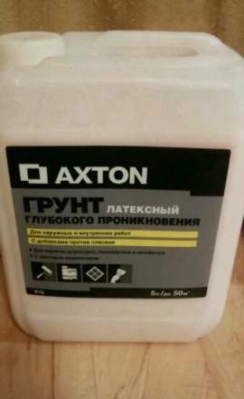 Грунт axton 5 литров