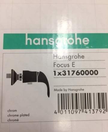 Смеситель для душа, однорычажный Hansgrohe Focus E