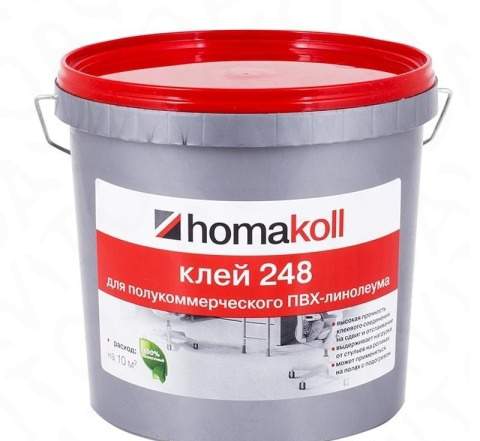 Клей homakoll 248 (для линолеума), обьем 14кг