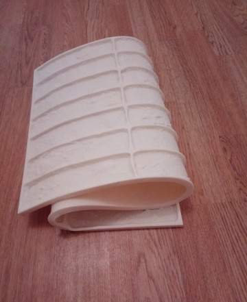 Форма из полиуретана для декоративного кирпича