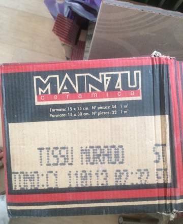 Плитка настенная Mainzu Tissu Morado 15x15 см