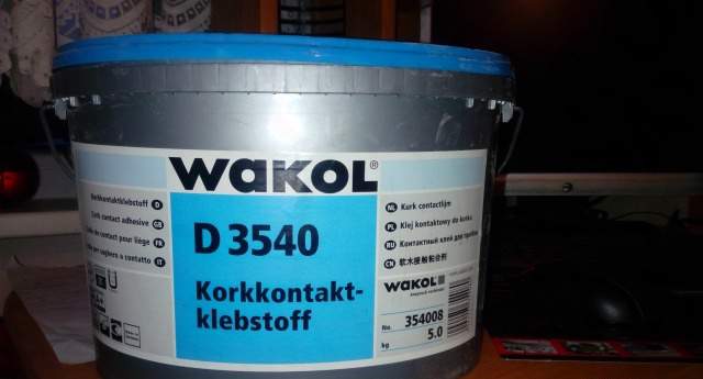 Клей для пробки wakol D3540