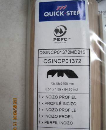Профиль порог Quick-Step Incizo новый qsincp 01372