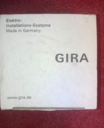 Gira E22 алюминий выключатель 2-клавишный