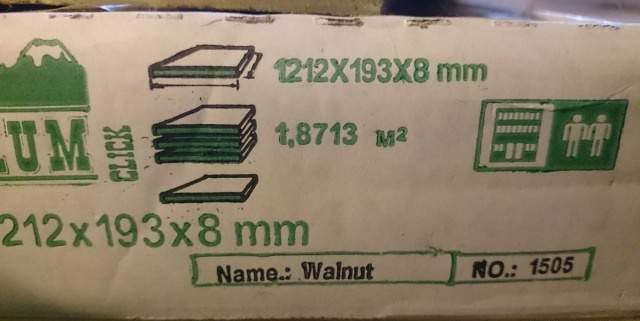 Ламинат walnut no1505 8 упаковок