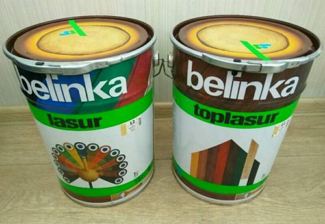 Пропитка Belinka lasur и toplasur (2 банки по 10 л
