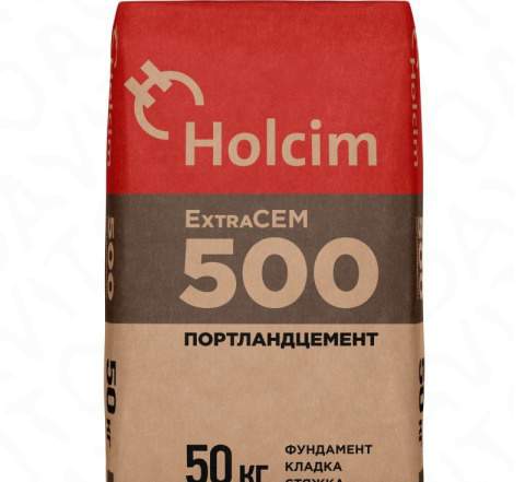 Портландцемент М500 Holcim 50кг 1 мешок