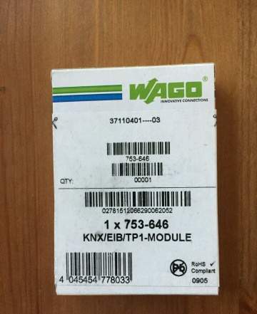 Модуль KNX Wago 753-646