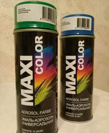 Эмаль-Аэрозоль Универсальная краска Maxi Color