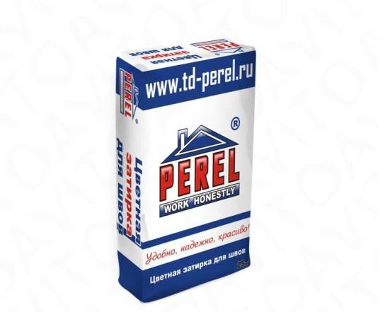 Цветная затирочная смесь Perel 25 кг серая