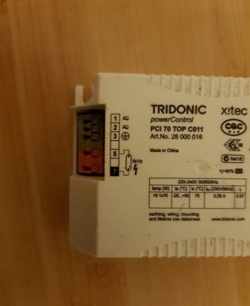 Эпра T8 Tridonic PCI 70 TOP C011 PKL
