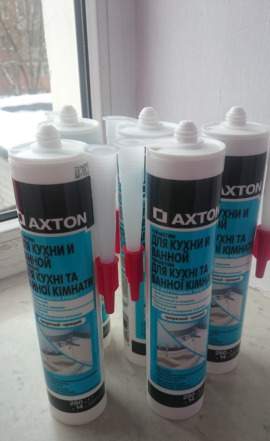 Силиконовый герметик торговой марки Axton
