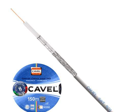 Коаксиальный кабель cavel SAT501 150 м. 75 Ом