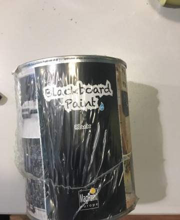 Грифельная краска BlackBoard Paint